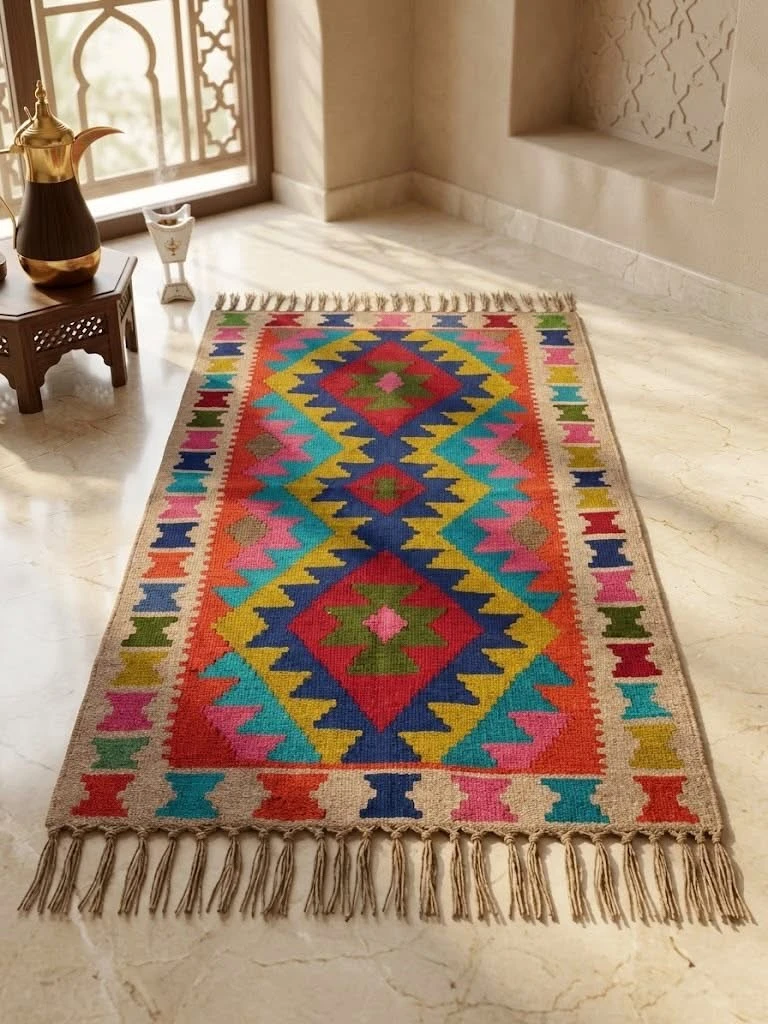 كليم صوف أذربيجاني يدوي – 180×95 سم