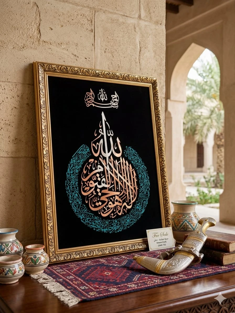 إطار ديكور إسلامي كلاسيكي للمنزل