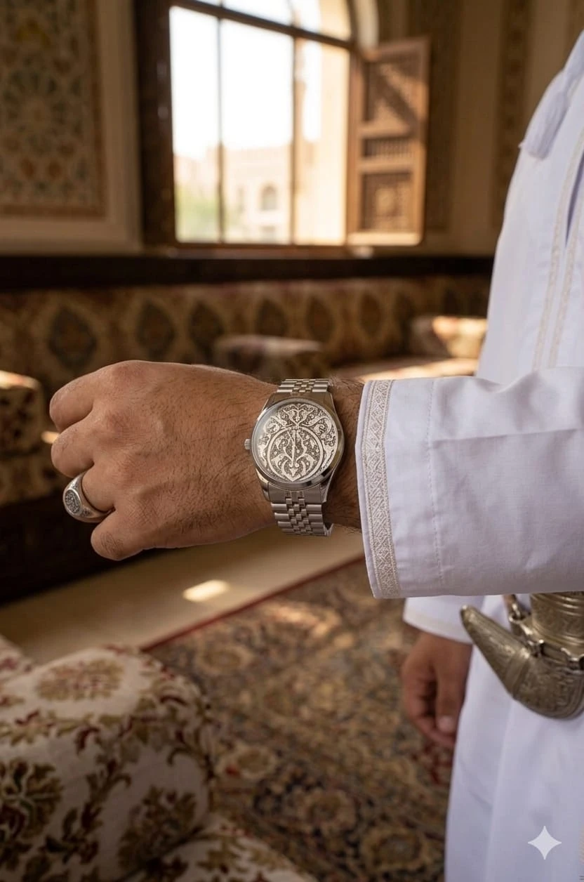 ساعة سحر النقش