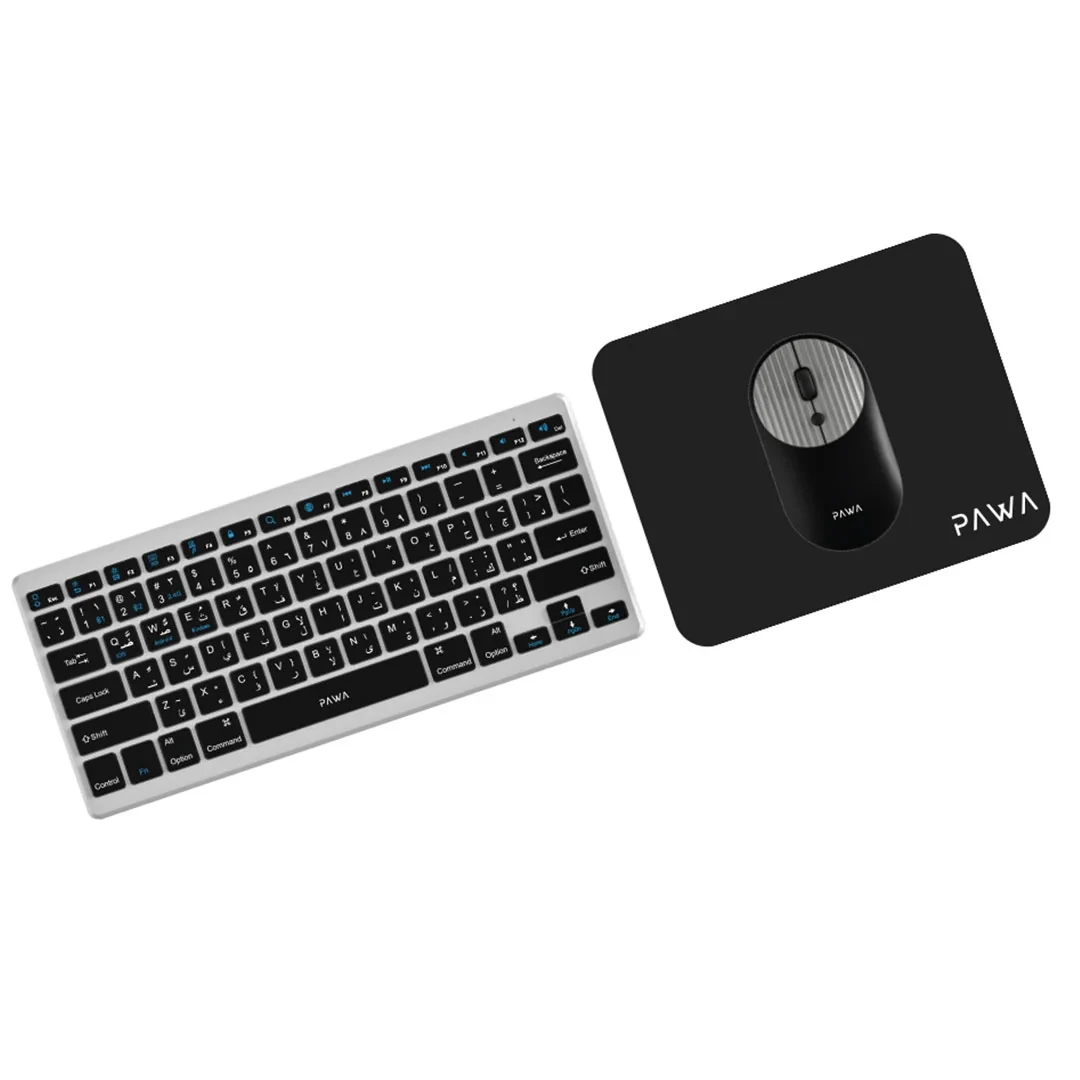 PAWA Dual Mode Wireless Keyboard & Mouse Combo PW-KWMW2T1-GYBK Grey/Black | Sky