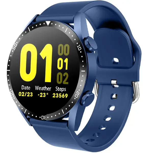 Xcell Classic 3 Talk Lite Smart Watch Blue & Pink | Bluetooth Calling | Sky Inno