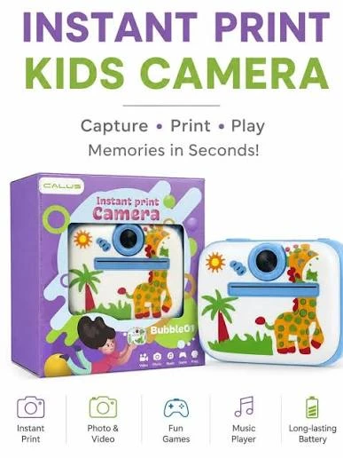 Callus Bubble 01 Instant Print Camera for Kids | Sky Innovations Oman
