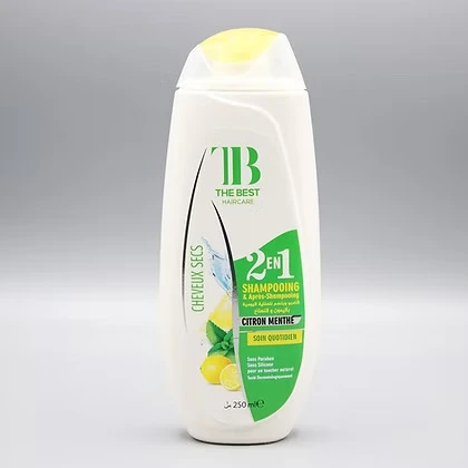 2-in-1 Shampoo and Conditioner with Lemon and Mint Extract