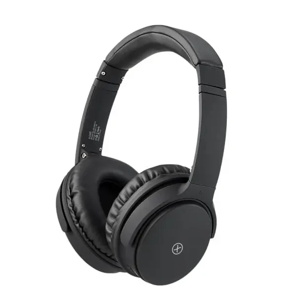 Xcell HS-ANC-2 Wireless On-Ear Headset Black | Bluetooth Headphones with ANC