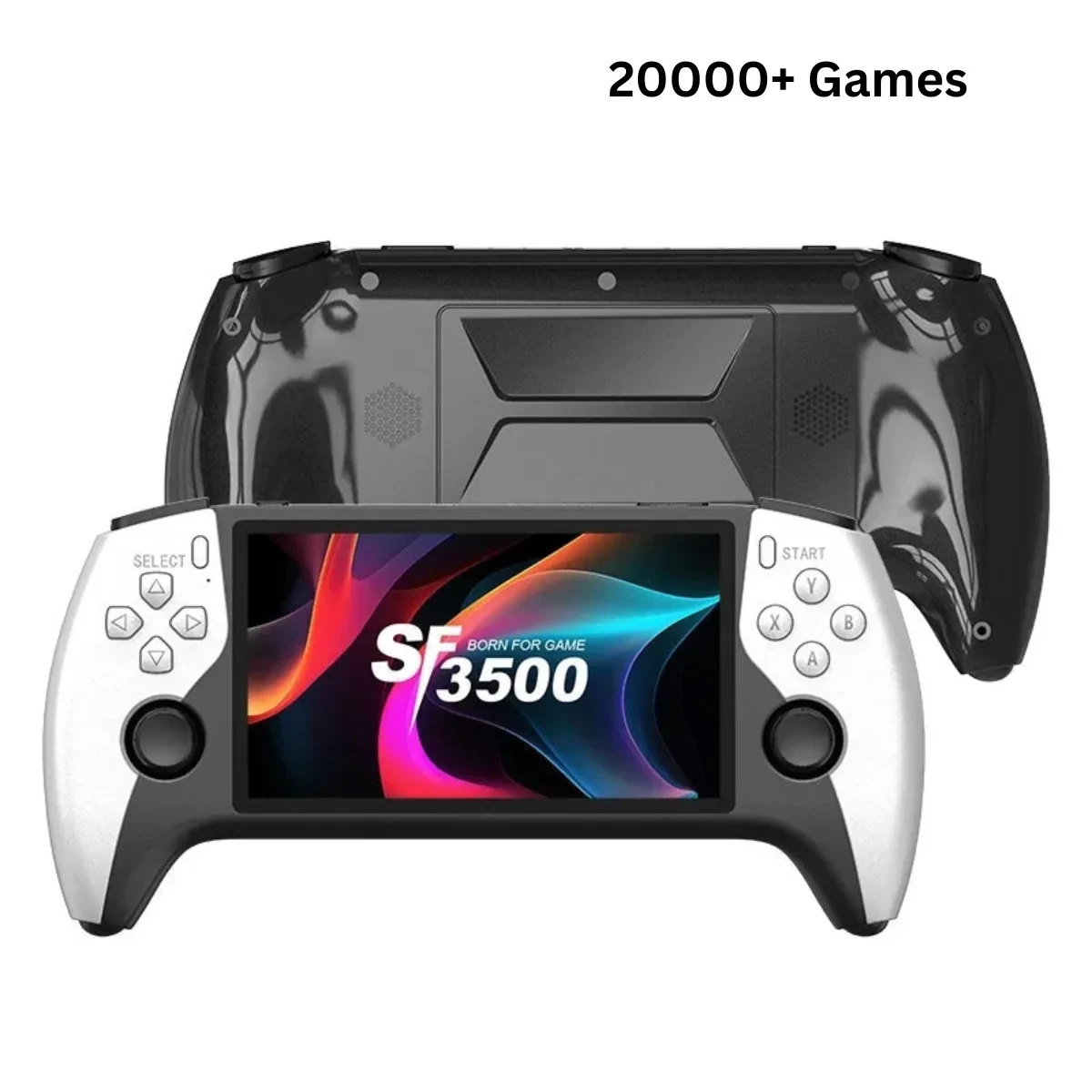 Original SF3500 Handheld Gaming Console – 20,000 Retro Games, 5-Inch Portable Vi
